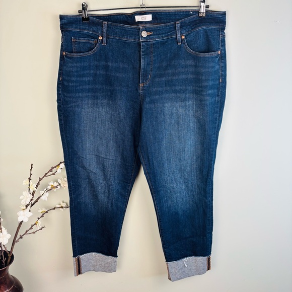 Loft Cuffed Hem Straight Jean Size 20 - Picture 2 of 4